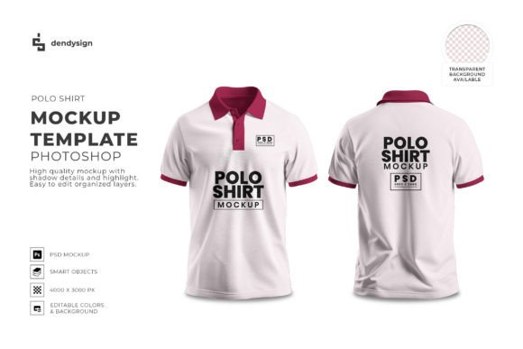 Download Polo Shirt Mockup Template Photoshop - Premium Resources
