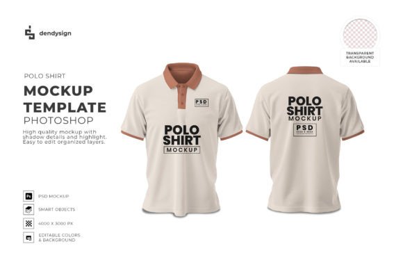 Download Polo Shirt Mockup Template Photoshop - Premium Resources