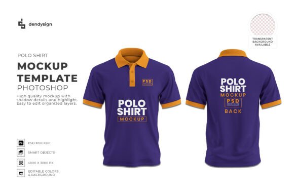 Download Polo Shirt Mockup Template Photoshop - Premium Resources