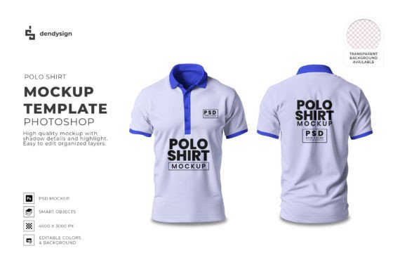 Download Polo Shirt Mockup Template Photoshop - Premium Bundle